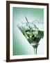 Martini with Olive Splash-Steve Lupton-Framed Photographic Print