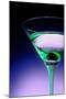 Martini with olive-null-Mounted Photographic Print