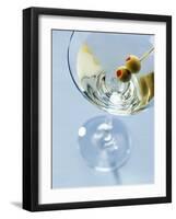 Martini with Olives-Steve Lupton-Framed Photographic Print