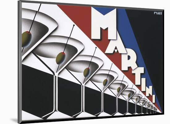 Martini-Steve Forney-Mounted Art Print