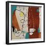 Martini-Tony Wire-Framed Giclee Print