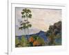 Martinique Landscape, 1887 (Detail)-Paul Gauguin-Framed Giclee Print