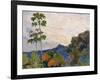 Martinique Landscape, 1887 (Detail)-Paul Gauguin-Framed Giclee Print