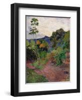 Martinique Landscape, 1887-Paul Gauguin-Framed Premium Giclee Print