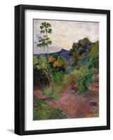 Martinique Landscape, 1887-Paul Gauguin-Framed Giclee Print