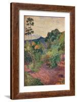 'Martinique Landscape', 1887-Paul Gauguin-Framed Giclee Print