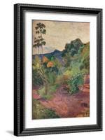 'Martinique Landscape', 1887-Paul Gauguin-Framed Giclee Print