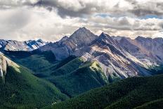 Mountain Range Landscape View in Jasper Np, Canada-MartinM303-Photographic Print