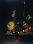 Still Life with Quinces, Medlars and a Glass-Martinus Nellius-Stretched Canvas