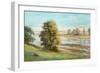 Martlesham Creek near Woodbridge, Suffolk, 1991 (Oil and Pastel on Canvas)-Anthea Durose-Framed Giclee Print