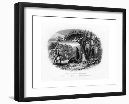 Martyrdom of Almeida and His Companions, C1840-N Remond-Framed Giclee Print