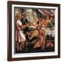 Martyrdom of John Baptist, Circa 1548-Jacopo Bassano-Framed Giclee Print