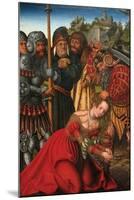 Martyrdom of Saint Barbara-Lucas Cranach the Elder-Mounted Art Print