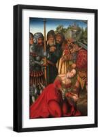 Martyrdom of Saint Barbara-Lucas Cranach the Elder-Framed Art Print