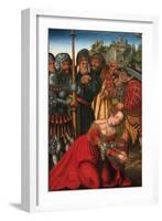 Martyrdom of Saint Barbara-Lucas Cranach the Elder-Framed Art Print