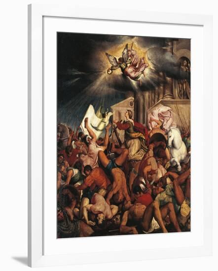 Martyrdom of Saint Catherine-Jacopo Bassano-Framed Giclee Print