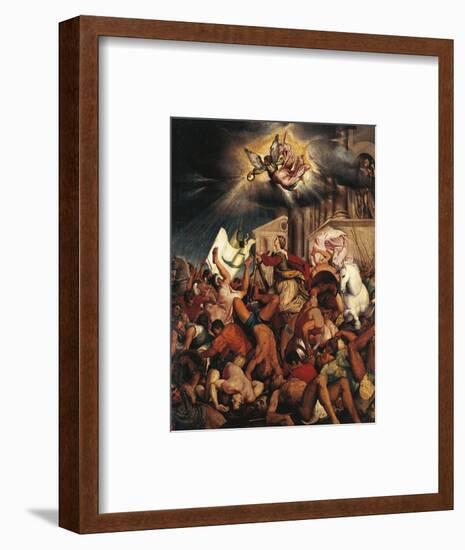 Martyrdom of Saint Catherine-Jacopo Bassano-Framed Giclee Print