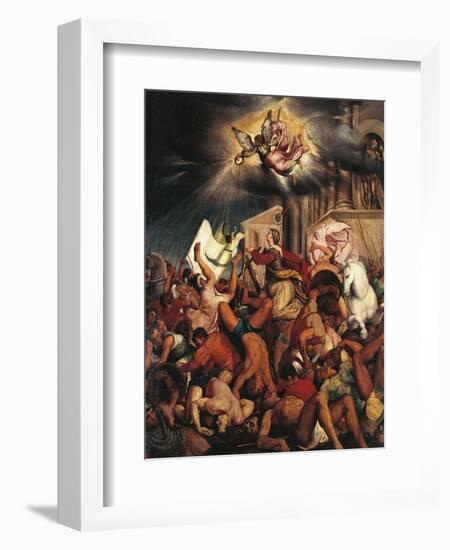 Martyrdom of Saint Catherine-Jacopo Bassano-Framed Giclee Print