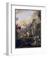 Martyrdom of Saint Lawrence-Domenico Gargiulo-Framed Giclee Print