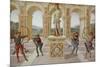 Martyrdom of Saint Sebastian-Pietro Perugino-Mounted Giclee Print