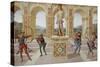 Martyrdom of Saint Sebastian-Pietro Perugino-Stretched Canvas