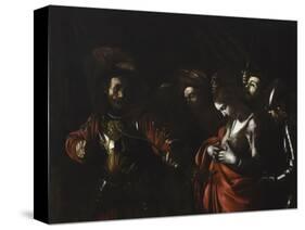 Martyrdom of Saint Ursula (Stares at Arrow in Her Chest)-Caravaggio-Stretched Canvas