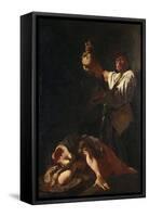 Martyrdom of Sant Eurosia-Giulia Lama-Framed Stretched Canvas