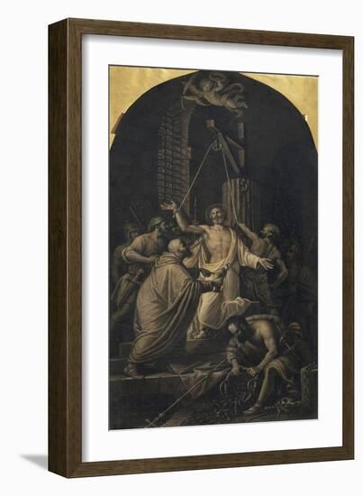 Martyrdom of St Apollinaris-Lattanzio Querena-Framed Giclee Print