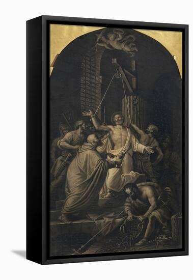 Martyrdom of St Apollinaris-Lattanzio Querena-Framed Stretched Canvas