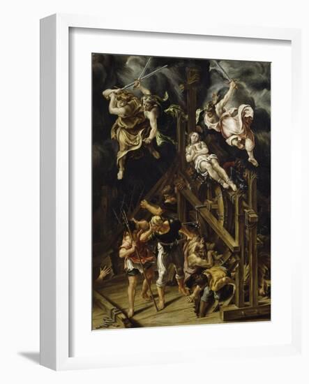 Martyrdom of St Catherine, 1565-1569-Lelio Orsi-Framed Giclee Print