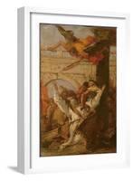 Martyrdom of St. John, Bishop of Bergamo-Giovanni Battista Tiepolo-Framed Giclee Print