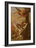 Martyrdom of St. John, Bishop of Bergamo-Giovanni Battista Tiepolo-Framed Giclee Print