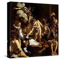 Martyrdom of St. Matthew-Caravaggio-Stretched Canvas