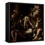 Martyrdom of St. Matthew-Caravaggio-Framed Stretched Canvas