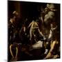 Martyrdom of St. Matthew-Caravaggio-Mounted Art Print