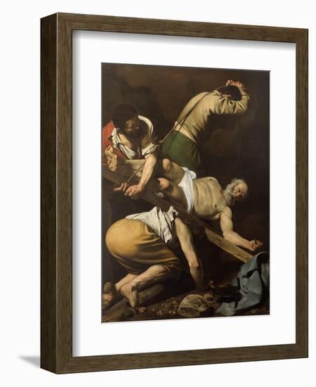 Martyrdom of St. Peter-Caravaggio-Framed Art Print