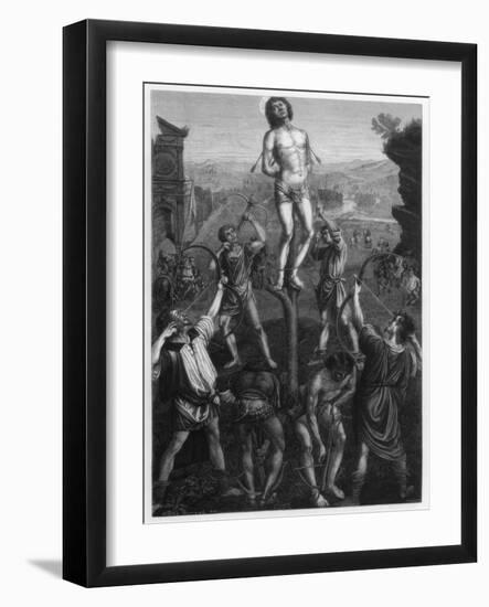 Martyrdom of St Sebastian, 1473-1475-Hotelin-Framed Giclee Print