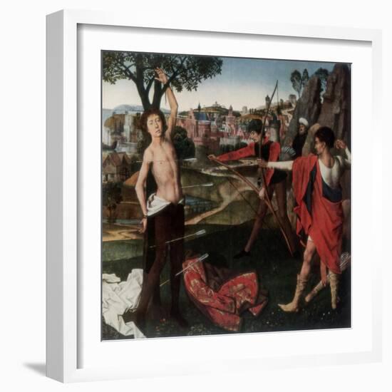 Martyrdom of St Sebastian-Hans Memling-Framed Giclee Print