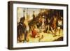 Martyrdom of St Stephen, Division of Martinengo Altarpiece-Lorenzo Lotto-Framed Giclee Print
