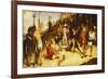 Martyrdom of St Stephen, Division of Martinengo Altarpiece-Lorenzo Lotto-Framed Giclee Print