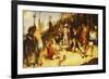 Martyrdom of St Stephen, Division of Martinengo Altarpiece-Lorenzo Lotto-Framed Giclee Print