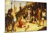 Martyrdom of St Stephen, Division of Martinengo Altarpiece-Lorenzo Lotto-Mounted Giclee Print