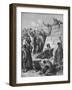 Martyrdom of St Stephen-Gustave Dore-Framed Giclee Print