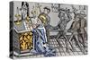 'Martyrdom of St. Thomas of Canterbury', c1484-William Caxton-Stretched Canvas