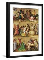 Martyrdom of the Apostles. Left Panel-Stephan Lochner-Framed Giclee Print