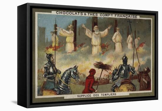 Martyrdom of the Knights Templar-null-Framed Stretched Canvas