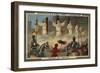 Martyrdom of the Knights Templar-null-Framed Giclee Print