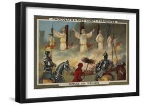 Martyrdom of the Knights Templar-null-Framed Giclee Print