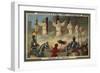 Martyrdom of the Knights Templar-null-Framed Giclee Print