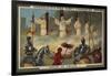 Martyrdom of the Knights Templar-null-Framed Giclee Print